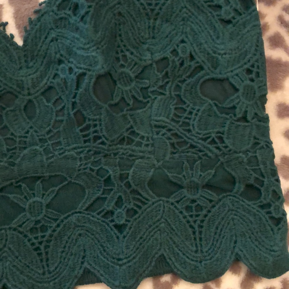 Free People Ilektra Bralette Evergreen Small - Picture 2 of 12